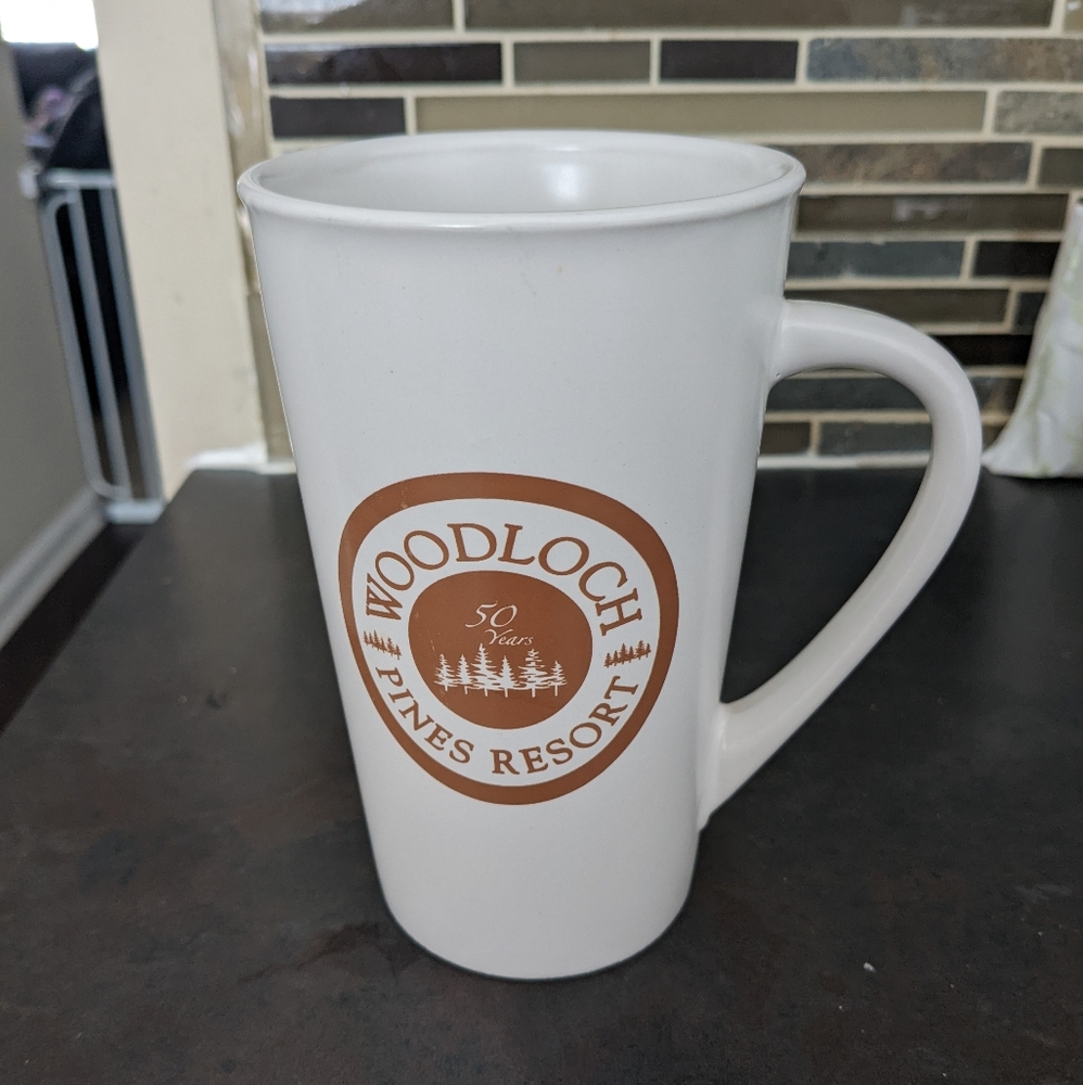 Woodloch pines anniversary mug